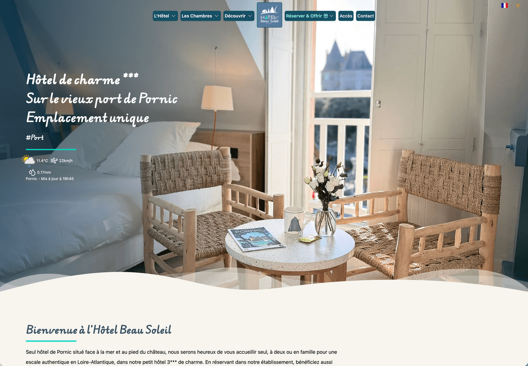Site de l'hôtel BeauSoleil
